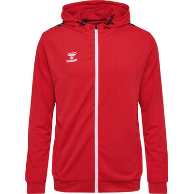 Giacca da tuta in poliestere con cappuccio e zip Hummel Authentic