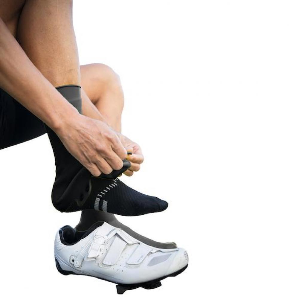 VeloToze Couvre-chaussure Silicone Snap Road noir M (40,5-42.5) - étanche A... 3/3