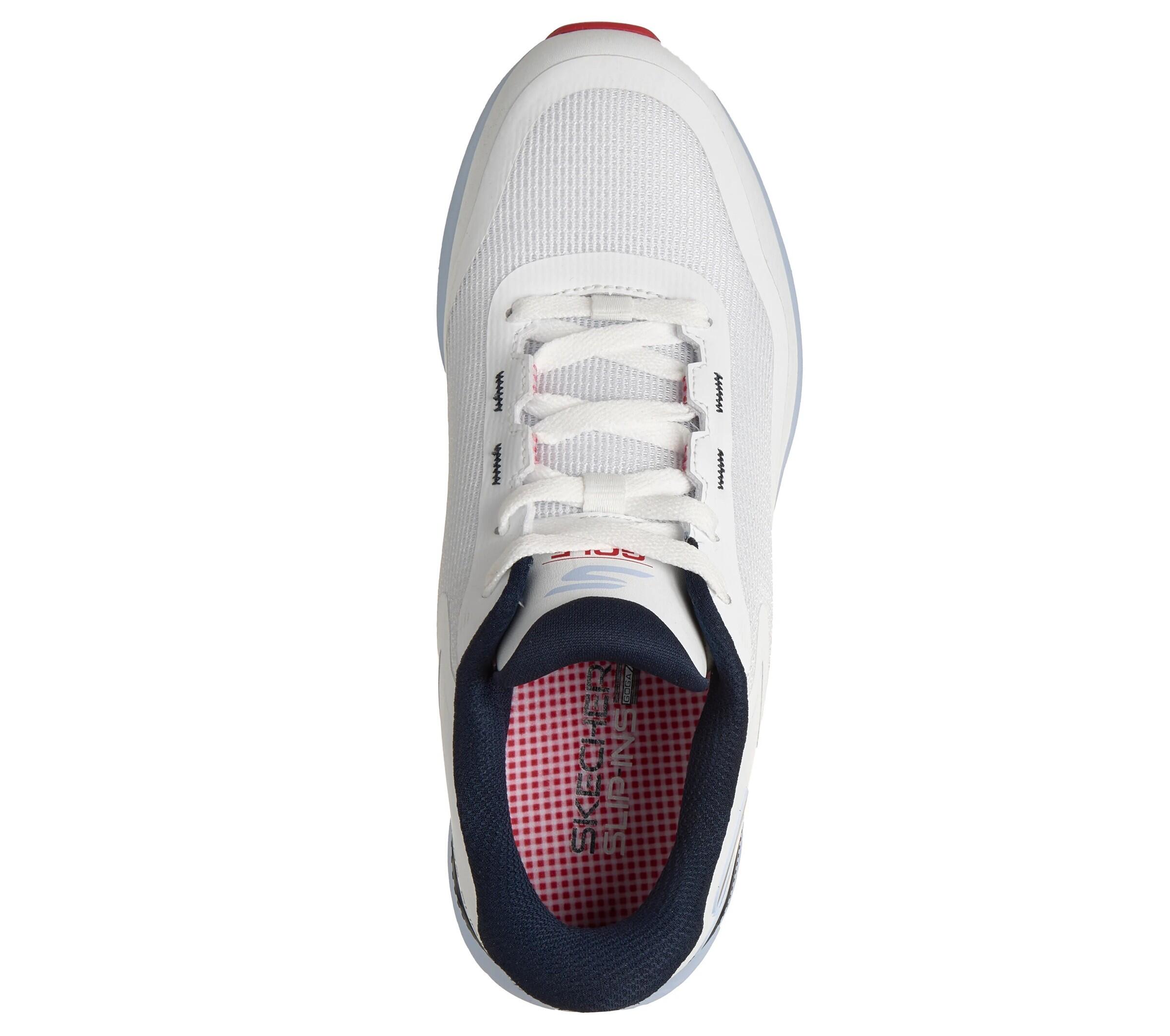 Skechers Go Golf Flight, golfschoenen voor dames, wit/blauw/rood 3/5