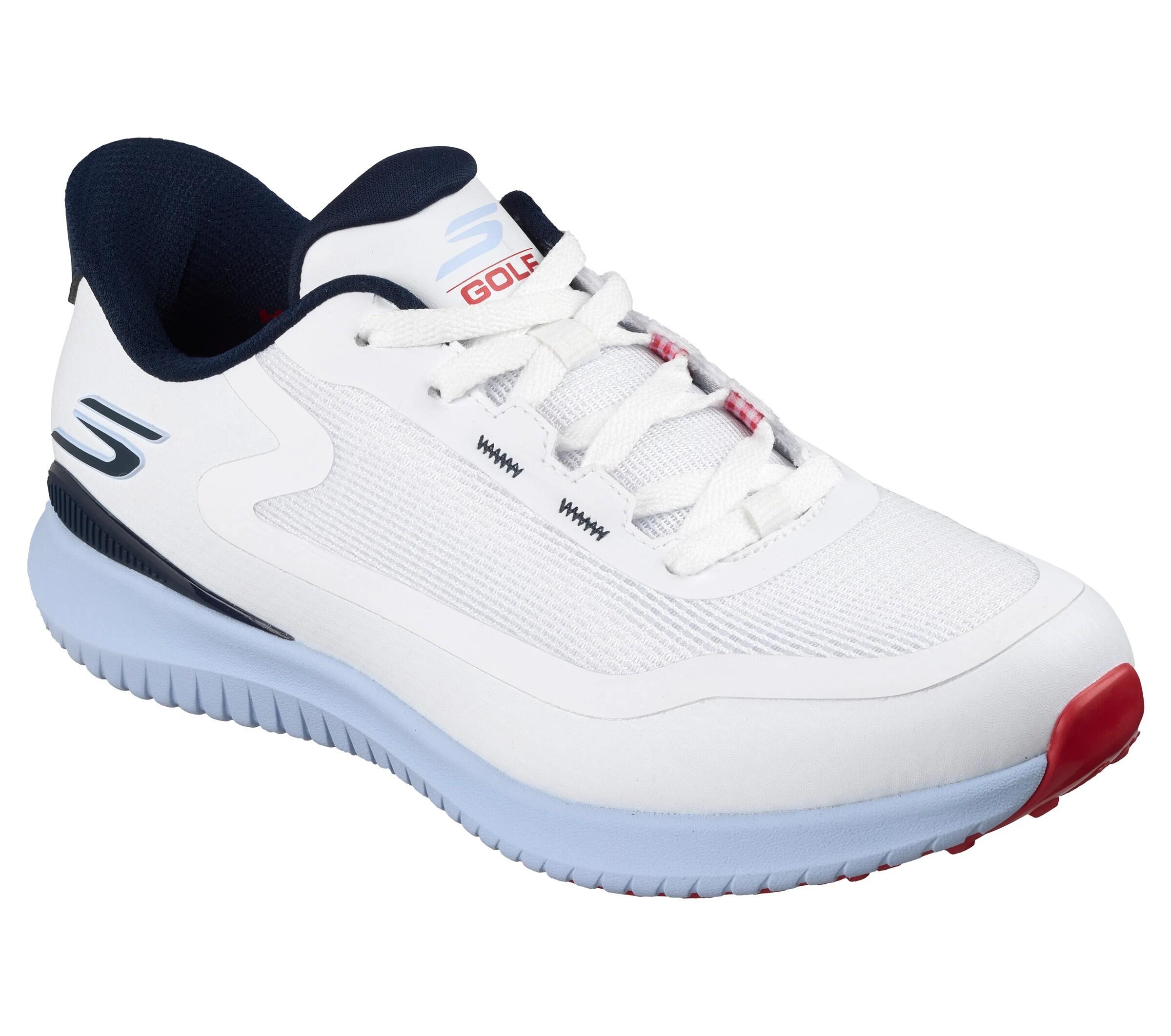 Skechers Go Golf Flight, golfschoenen voor dames, wit/blauw/rood 2/5