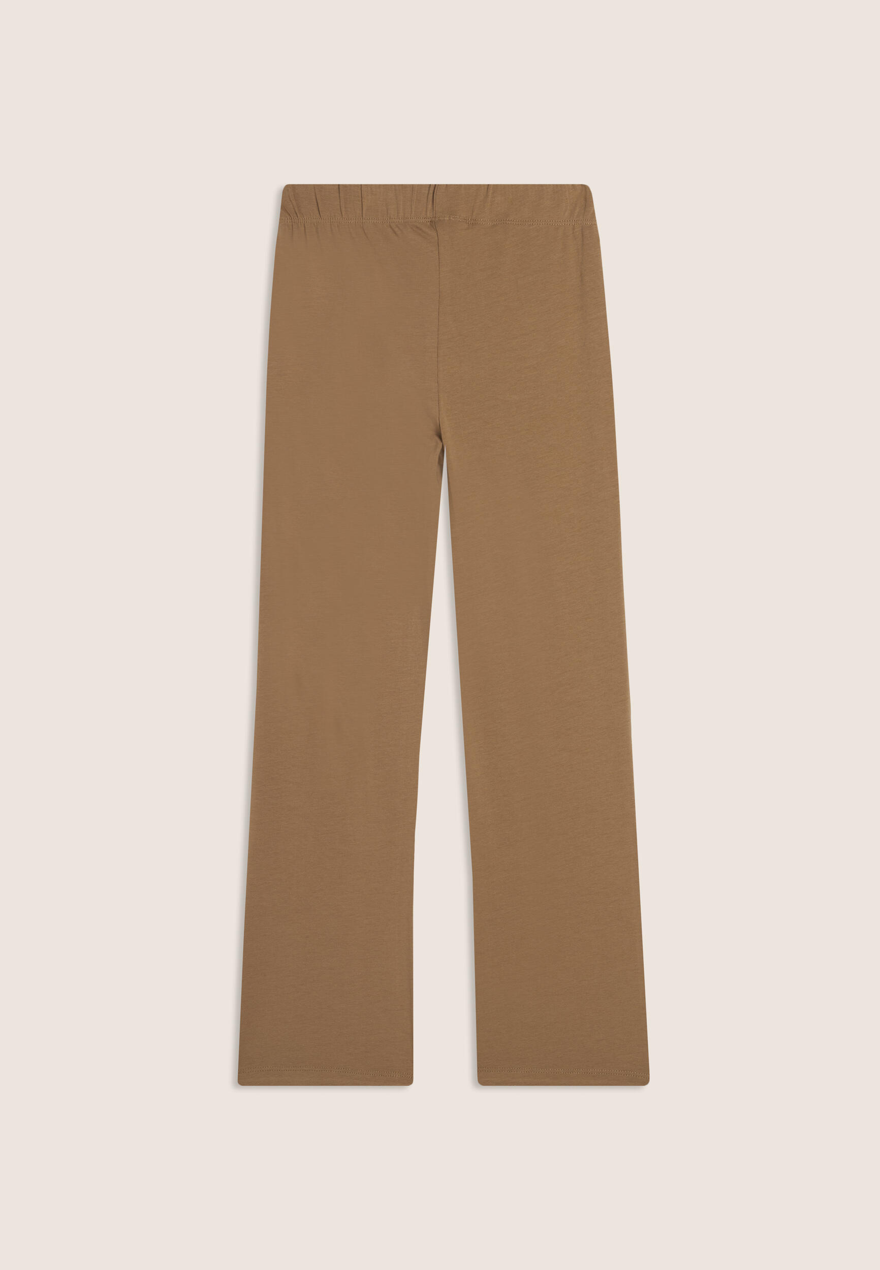 Leggings wide leg bambina con logo tono su tono 2/3