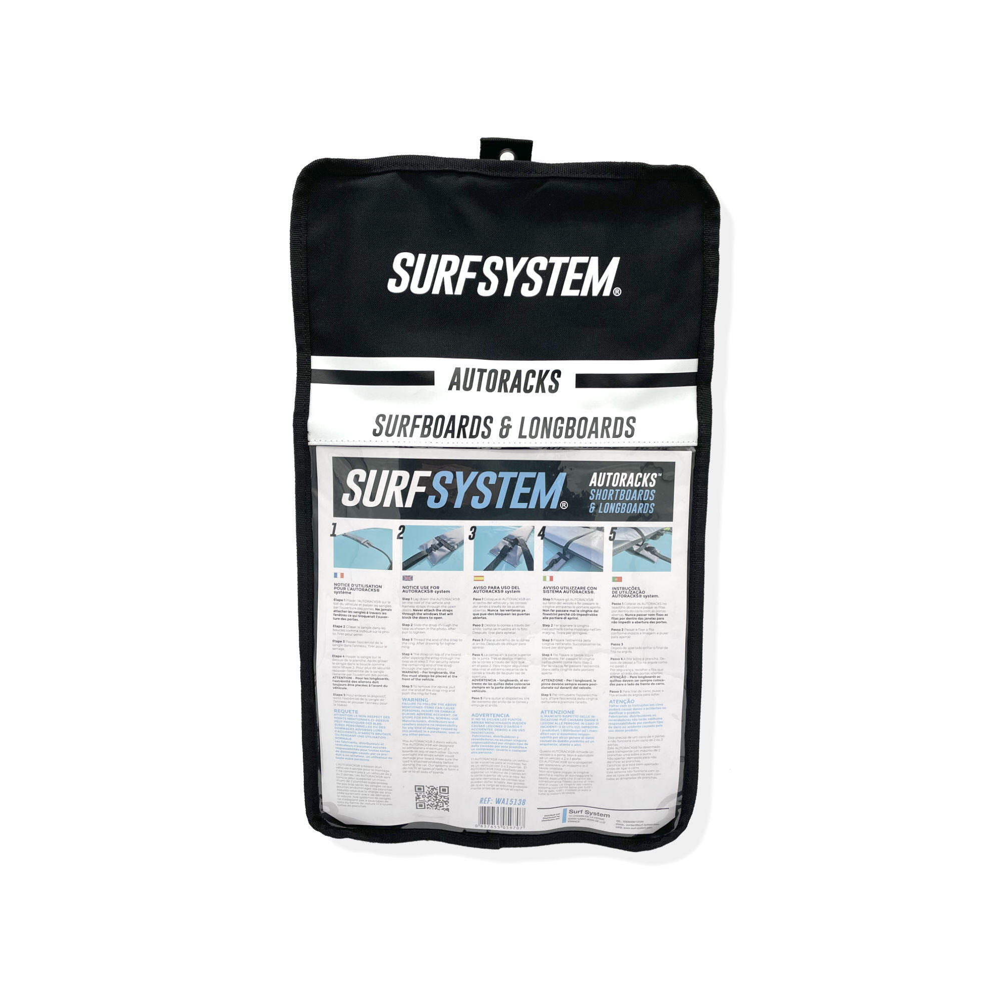 SURF SYSTEM Auto Racks Standard  - Galeries de toit en mousse (Surf, Longboard) 7/9