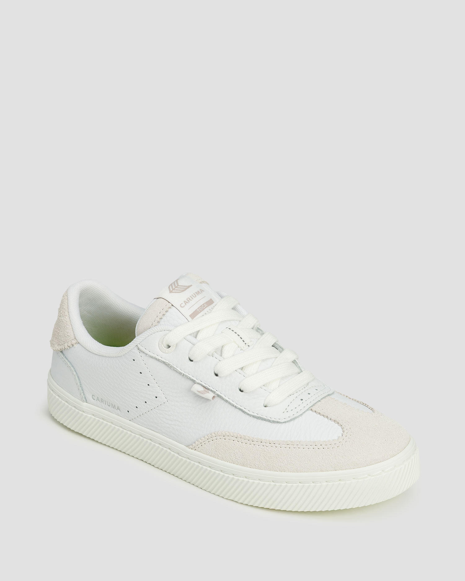 Buty skórzane Cariuma TOCA White Premium Leather Smoke White Suede Unisex