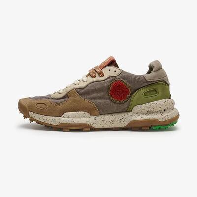 Sneakers satorisan chacrona linnen olive