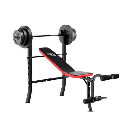 Banc PM2084 + Jeu de disques 45 kg - Poids maximal de l’utilisateur 135 kg