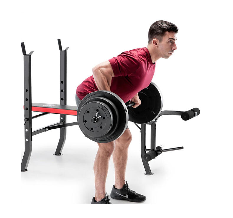 Banc PM2084 + Jeu de disques 45 kg - Poids maximal de l’utilisateur 135 kg 4/6