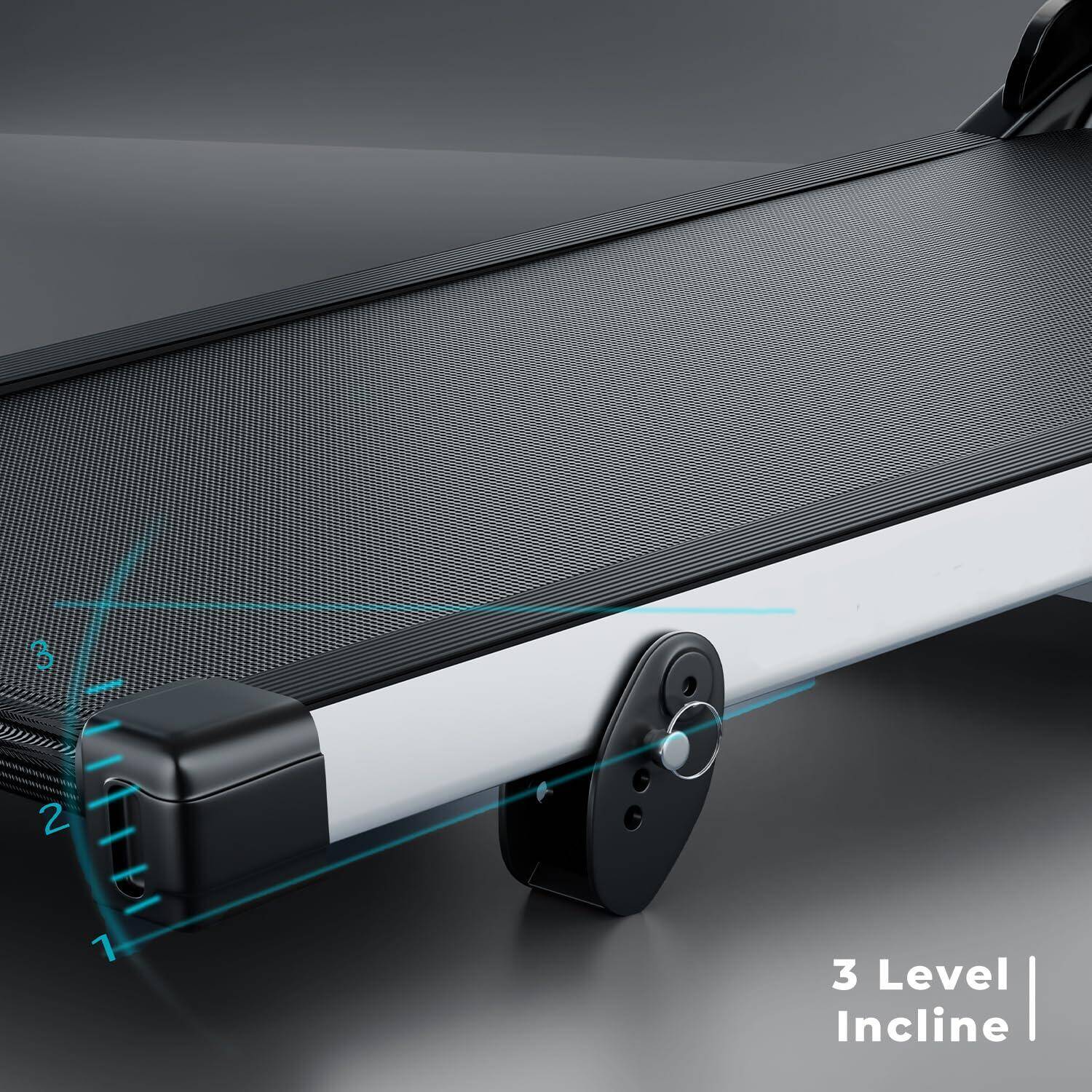 Lifelong FitPro (4HP Peak) Motorized Treadmill for Home Use | 0.8–12 km/h Speed, 3-Level Incline, 12 Preset Programs | Foldable Soft-Drop, Whisper-Quiet DC Motor, Bluetooth; Speakers -  5
