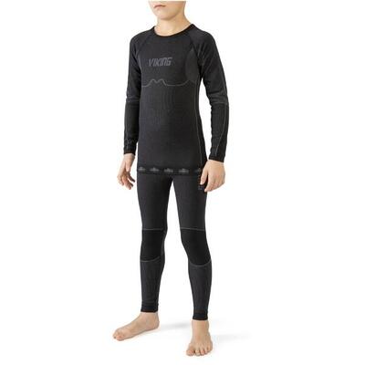 Kinderen viking thermisch ondergoed riko polyester sneldrogend naadloos