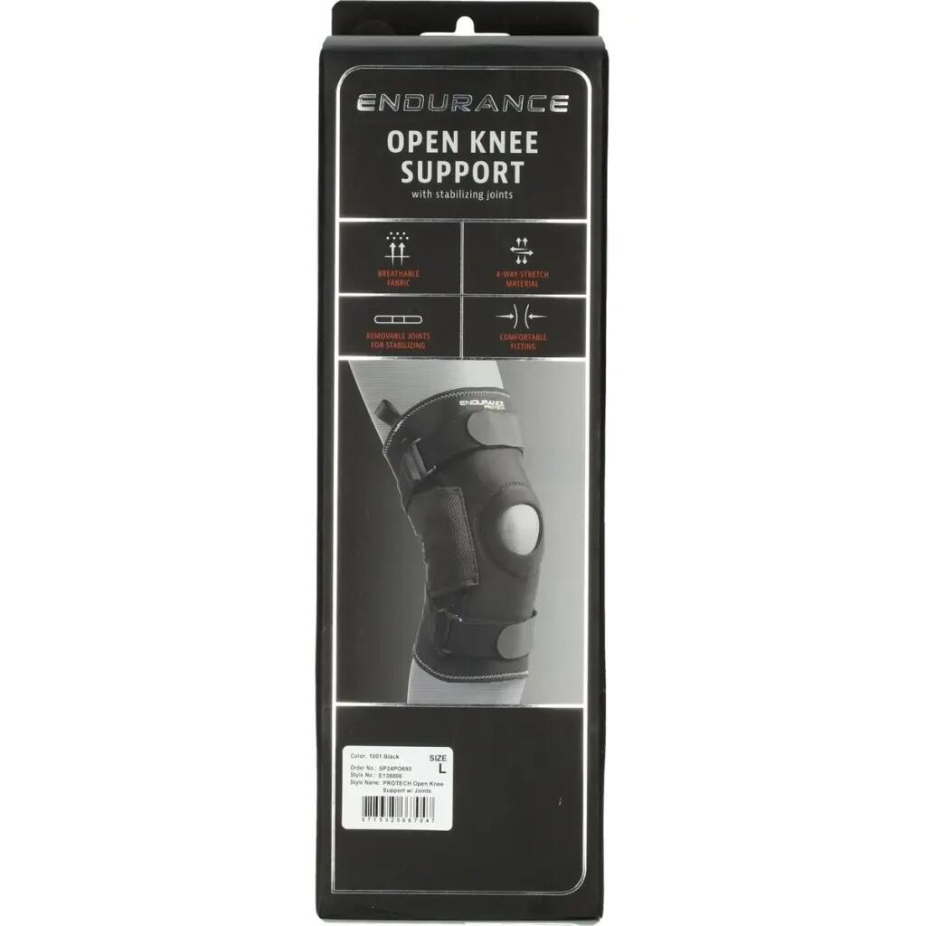 Genouillère Endurance Protech ouverte avec articulations 3/5