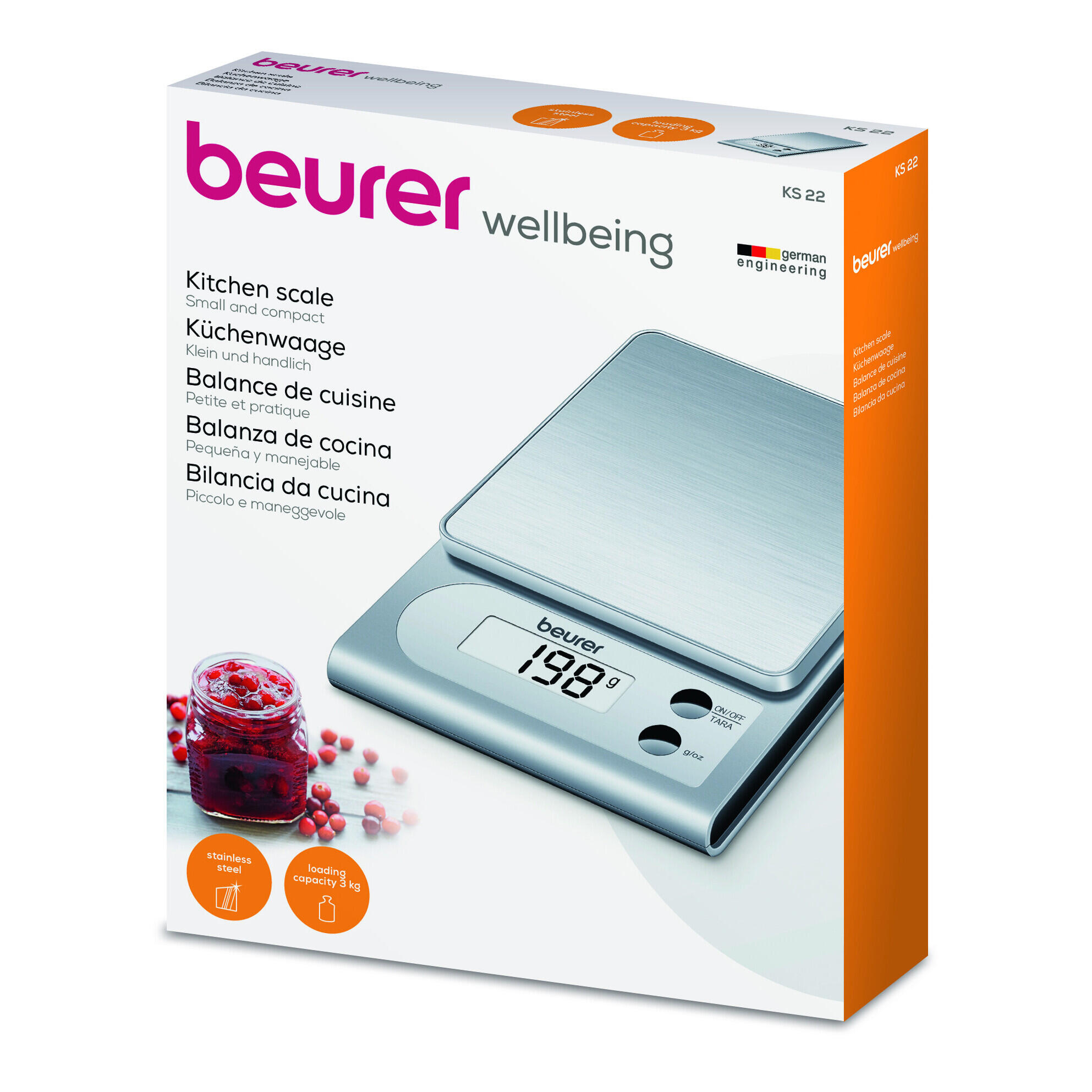 Balance de cuisine Beurer KS 22 2/6