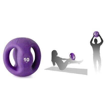 Piłka lekarska z uchwytem tremblay 10 kg