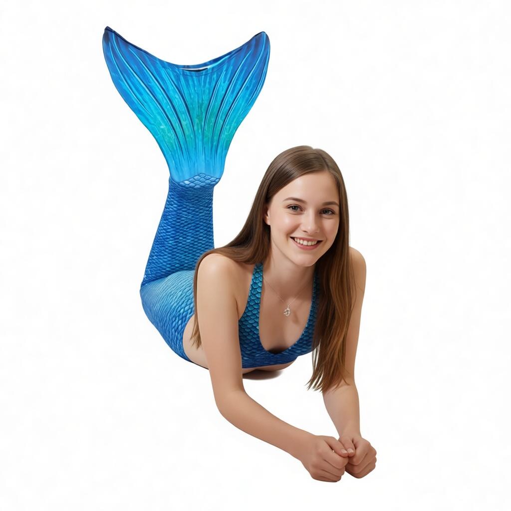 Meerjungfrauenflosse Teens und Erwachsene zum Schwimmen Blue Lagoon JS 2/2