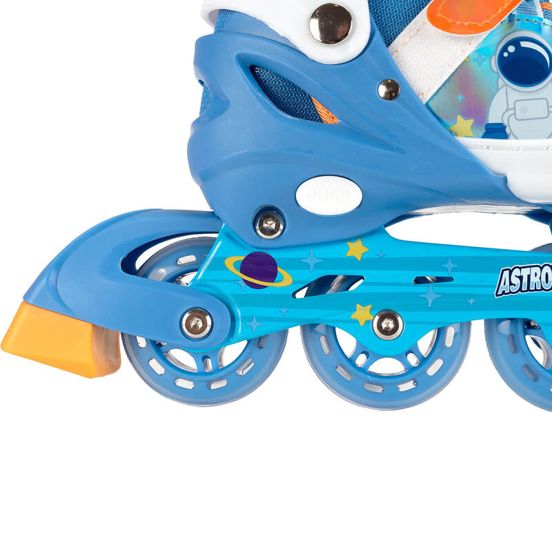 Role reglabile Astro Space, roti luminoase, XS(27-30), albastru