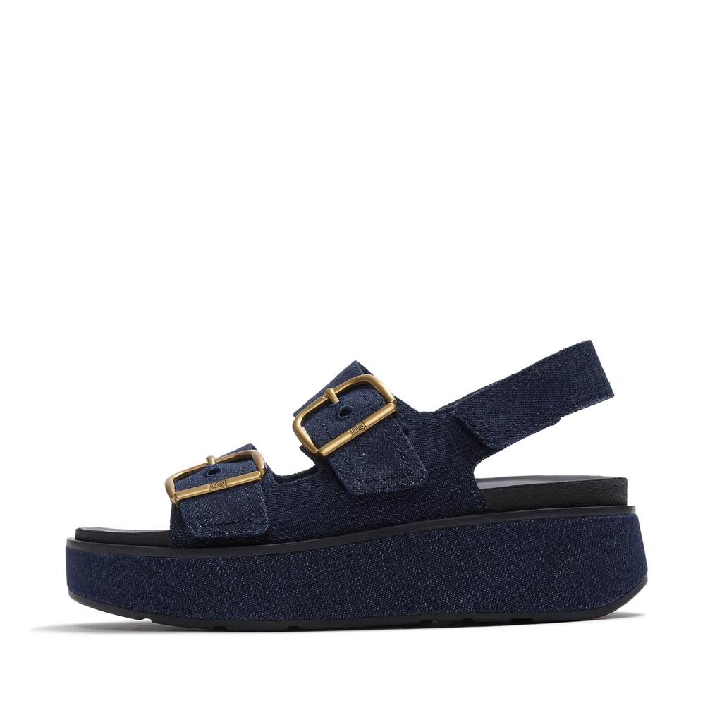 FitFlop Gen-FF Max Buckle Denim Back-Strap Sandals