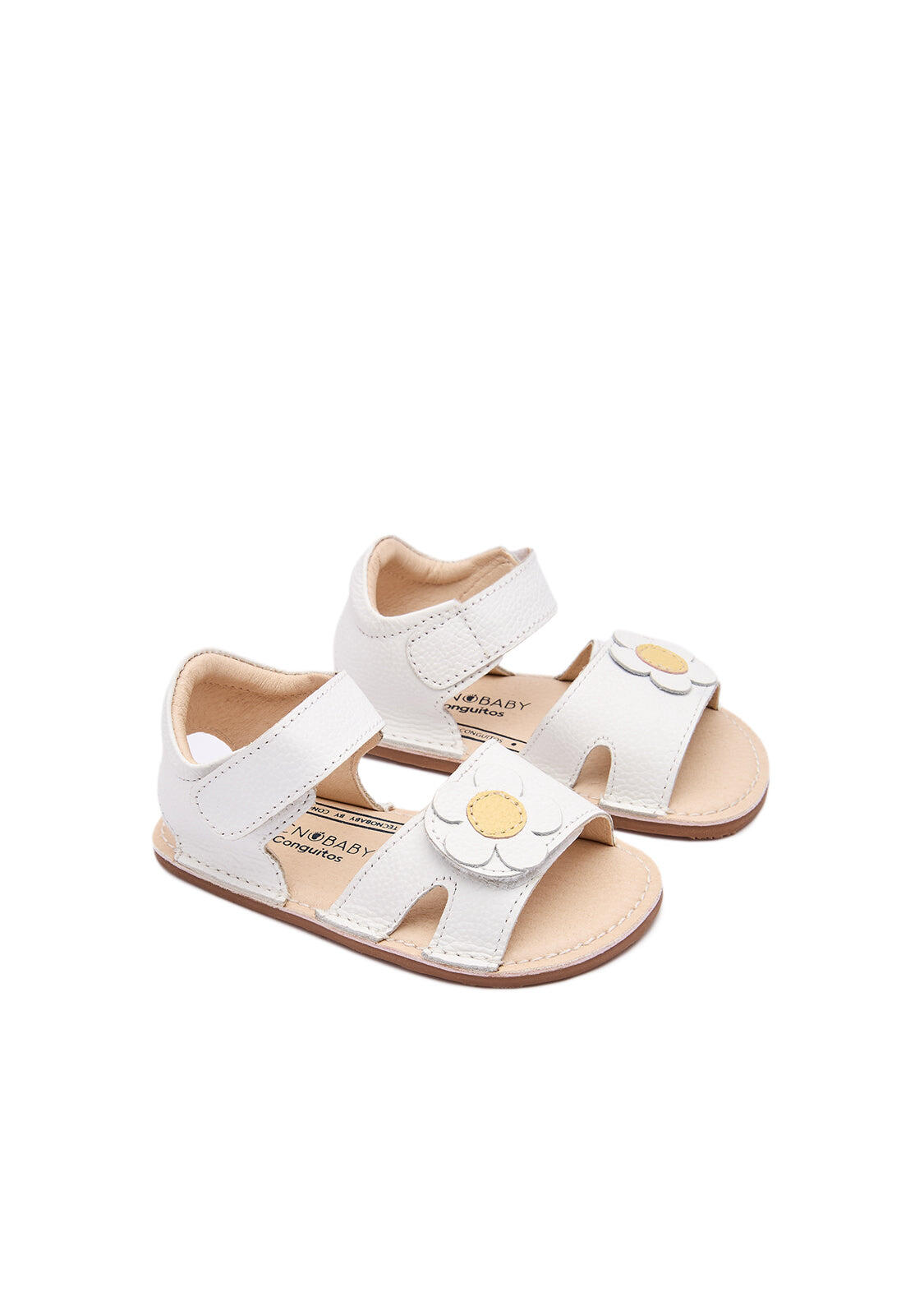 Sandalias Conguitos Barefoot Diseño Flor 2/4