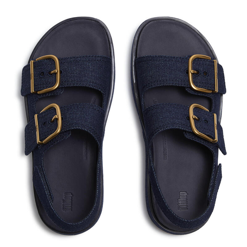 FITFLOP FitFlop Gen-FF Max Buckle Denim Back-Strap Sandals  DONKERE DENIM 38