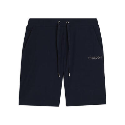 Pantaloni Corti in Jersey con Coulisse e Logo FREDDY