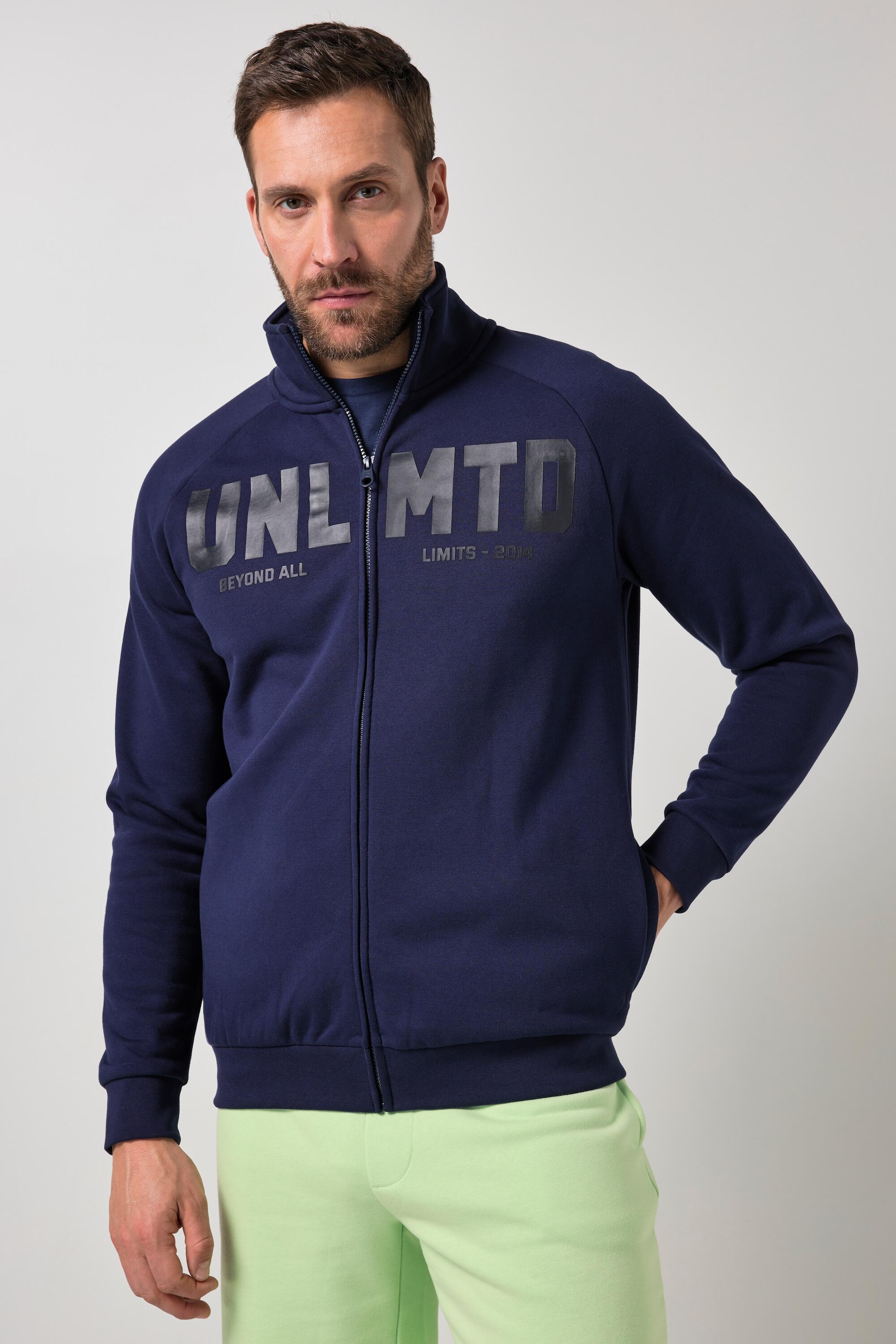 Hommes Veste en molleton col montant collection Fitness – jusqu'au 7 XL 2/7