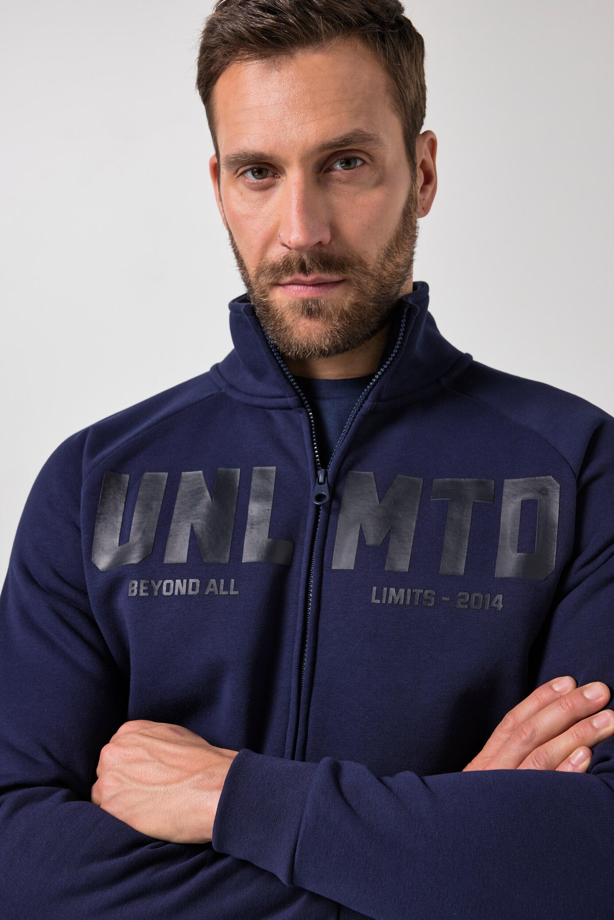 Hommes Veste en molleton col montant collection Fitness – jusqu'au 7 XL 4/7