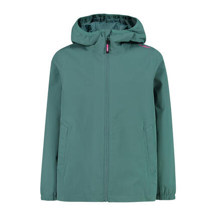 Veste imperméable à capuche fixe fille CMP