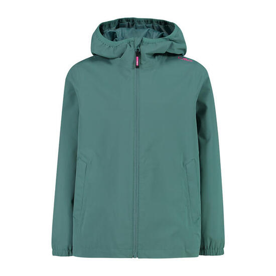 Veste imperméable à capuche fixe fille CMP