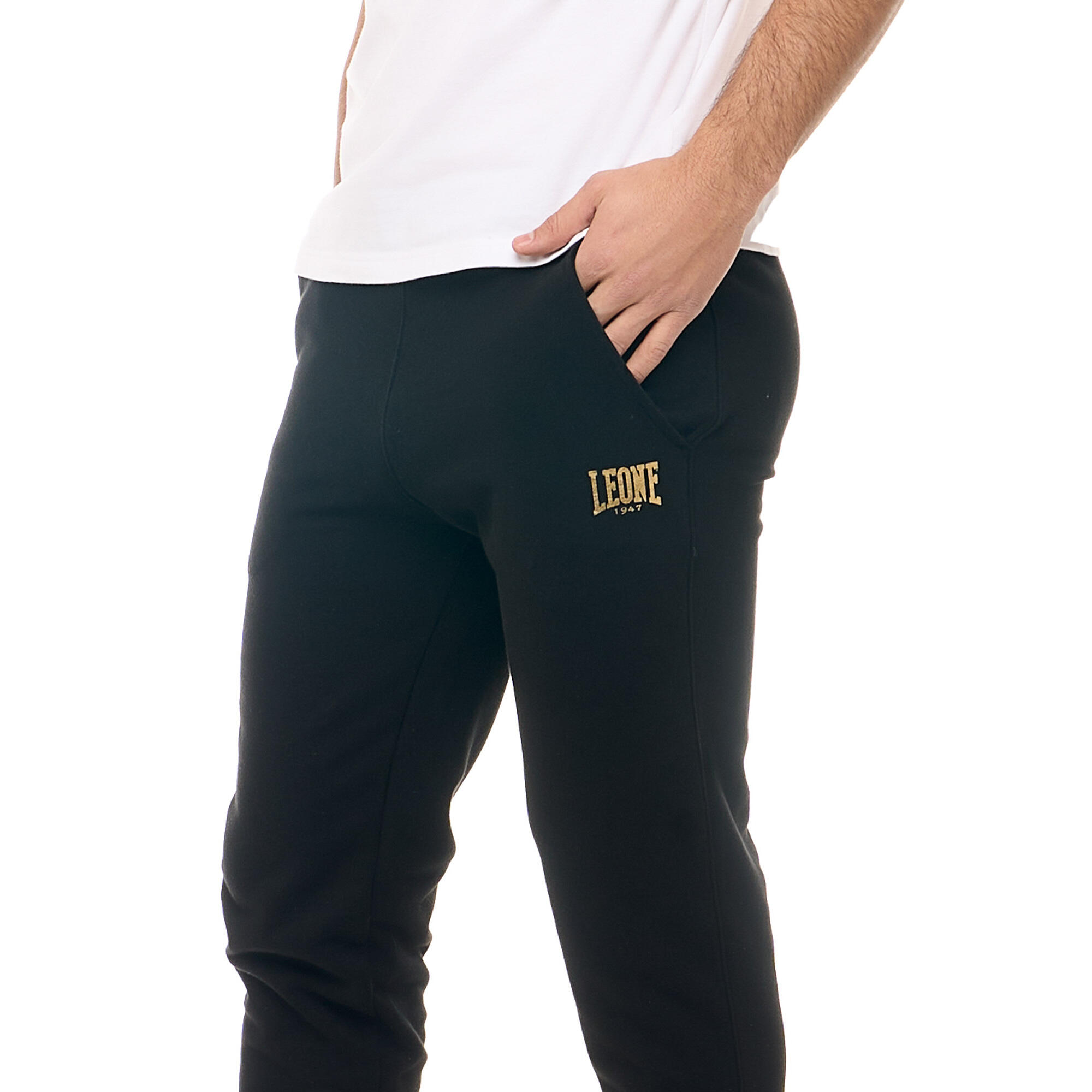 Pantaloni sportivi da uomo con polsino non Felpeti Leone New Gold 3/5