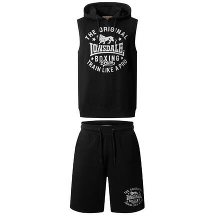 Ensemble sweatshirt à capuche et short Lonsdale Shotley