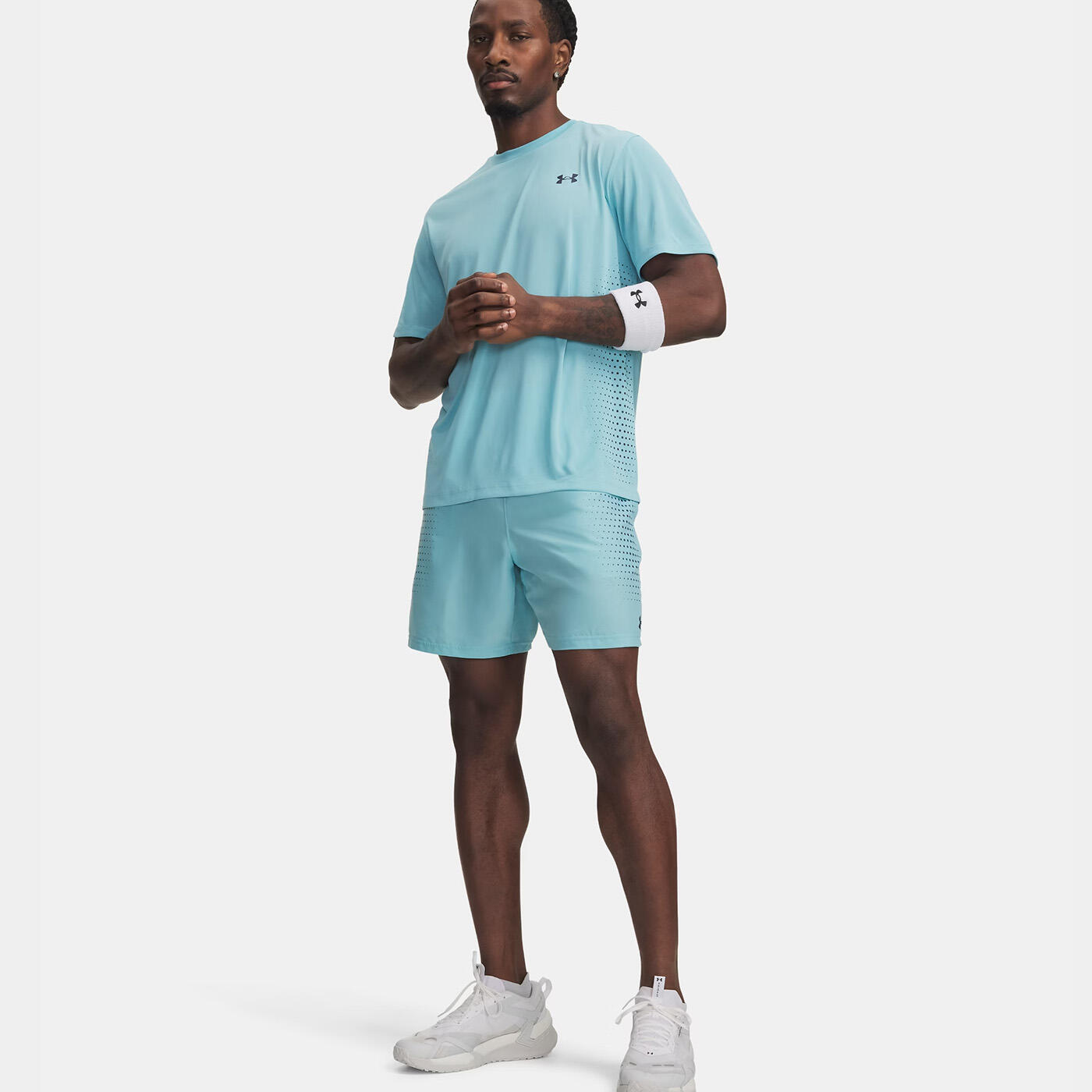 Short UA Tech™ Play pour Homme Under Armour Bleu ciel 3/3