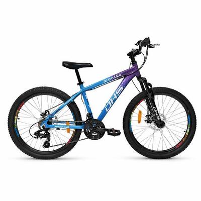 Kids bike dhs terrana 2423 – 24 inch, 2026 model, rood-zwart