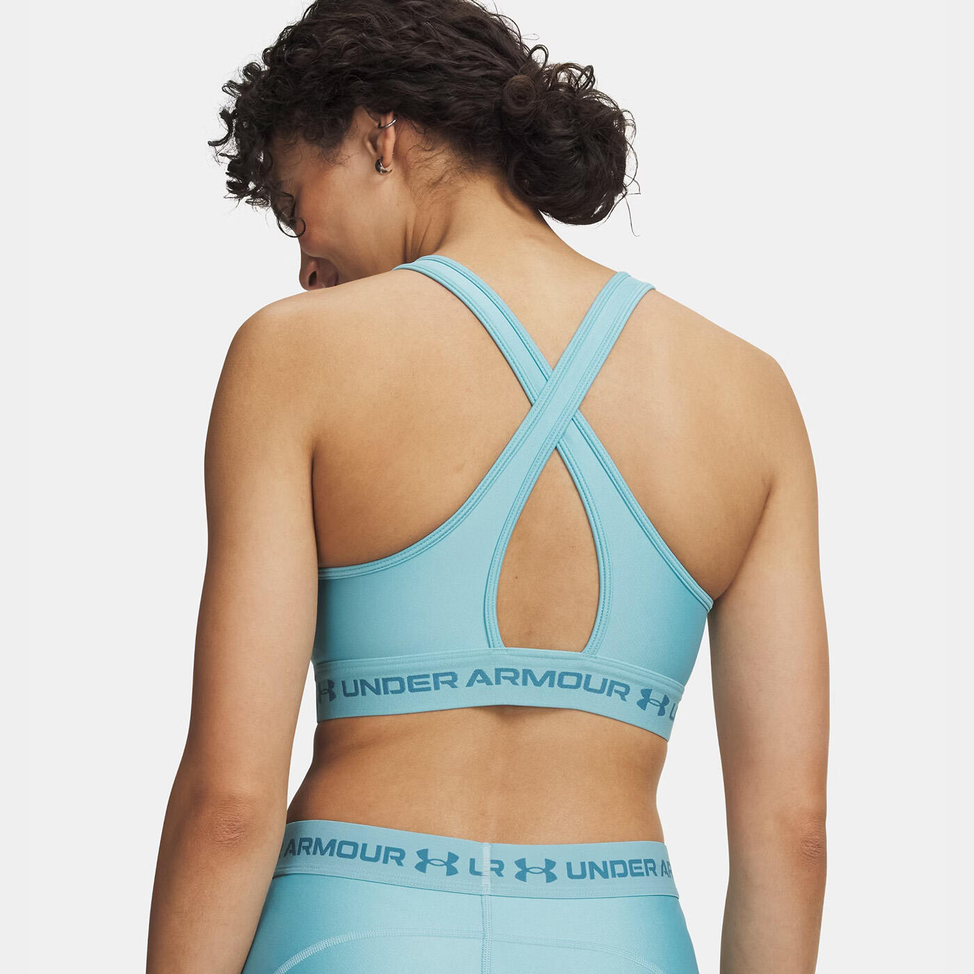 Sutiã desportivo Under Armour® Crossback Mid Azul 7/7