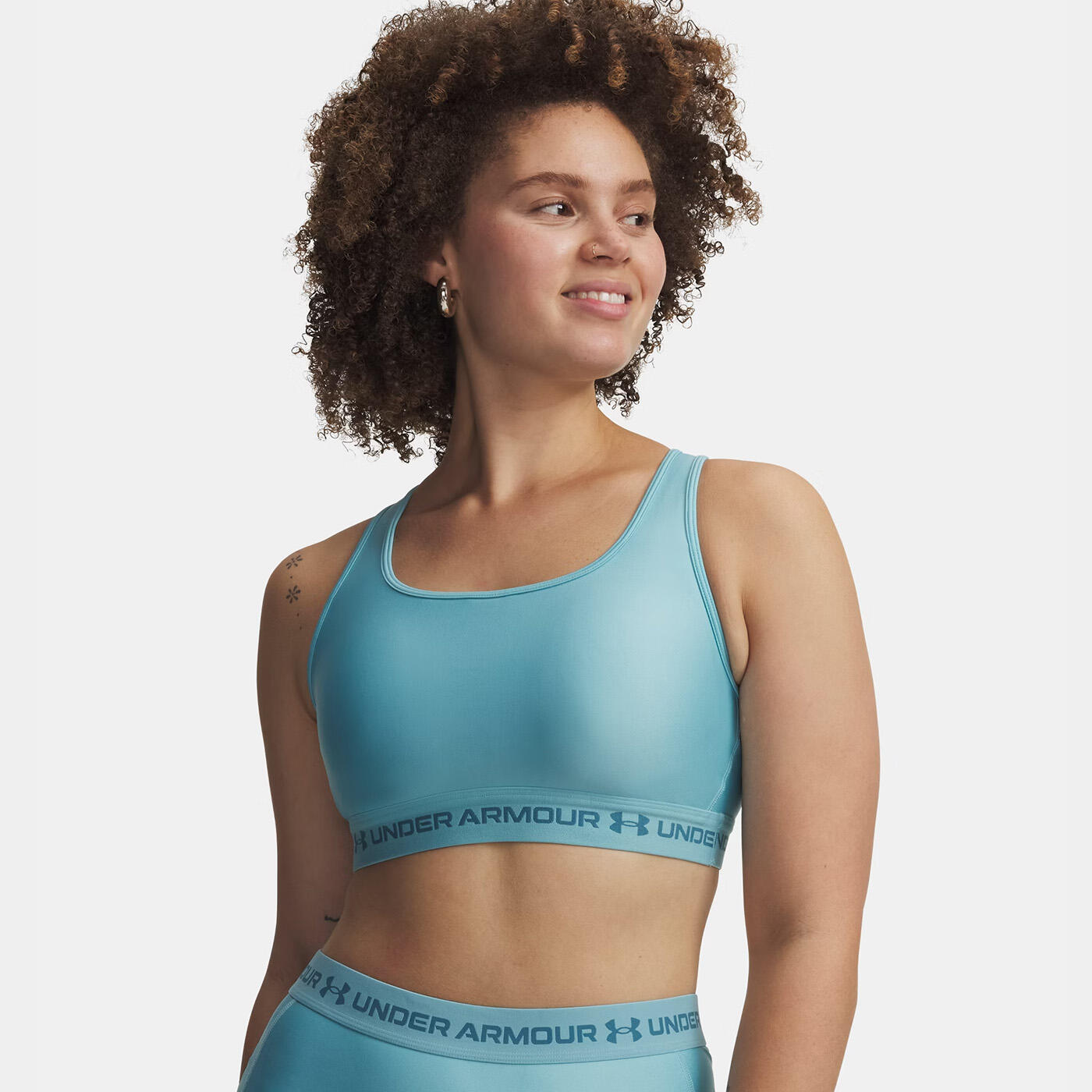 Sutiã desportivo Under Armour® Crossback Mid Azul 5/7