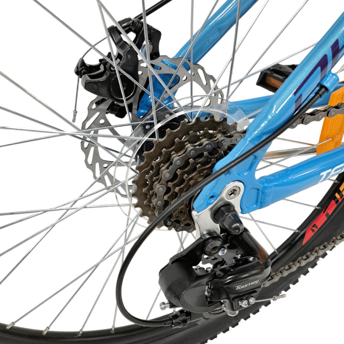 Bicicleta Copii Dhs Terrana 2423, model 2026 - 24 Inch, Violet-Albastru 6/7