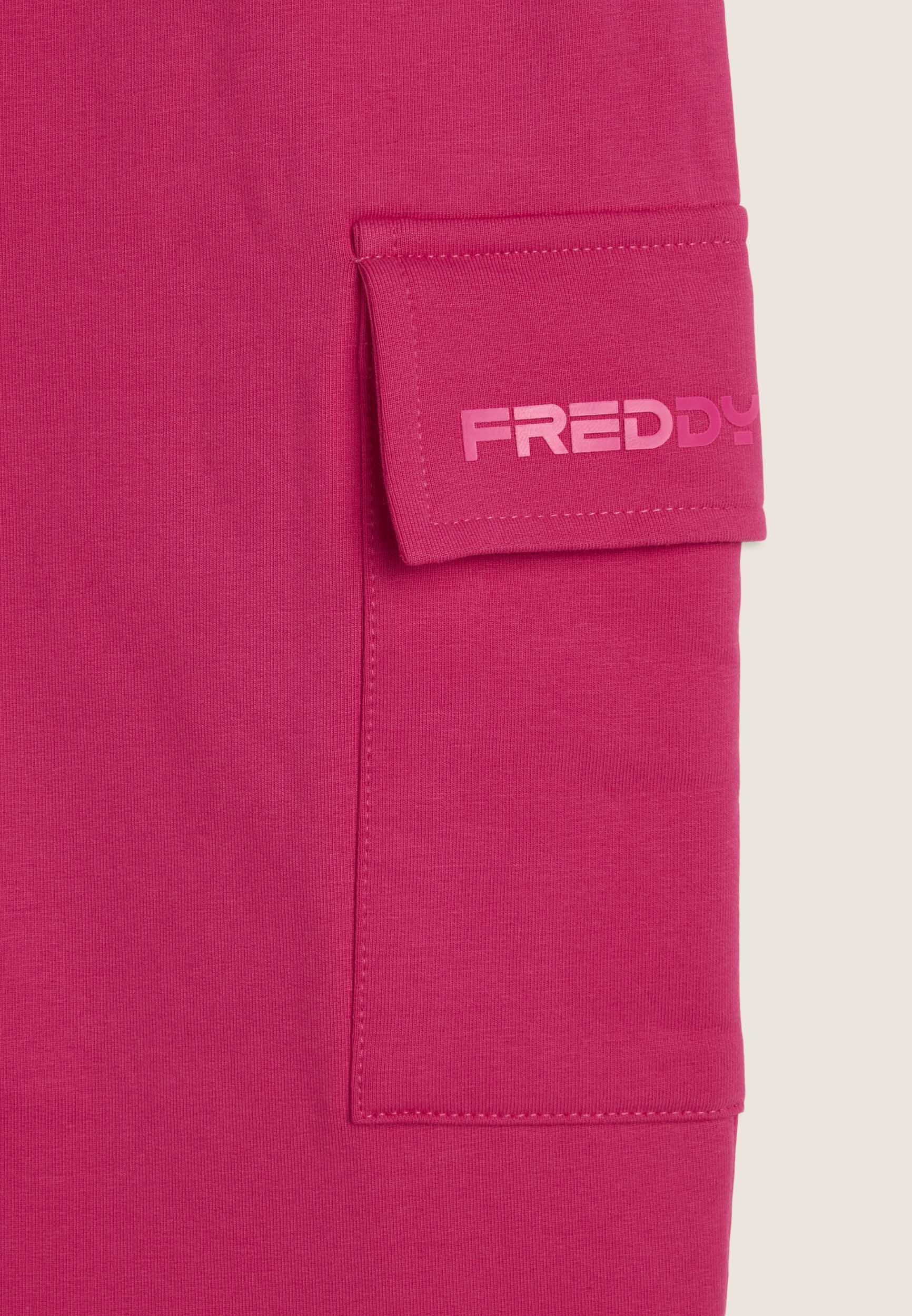 Pantalón cargo para niña con bolsillos en algodón elástico 3/3