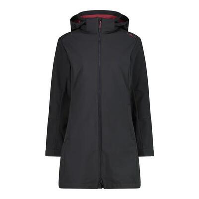 Dames parka met rits en capuchon cmp