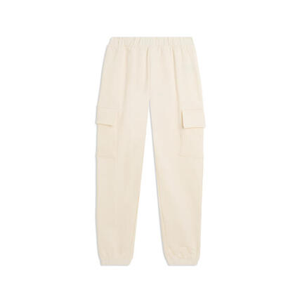 Pantalon cargo pour fille avec poches en coton extensible