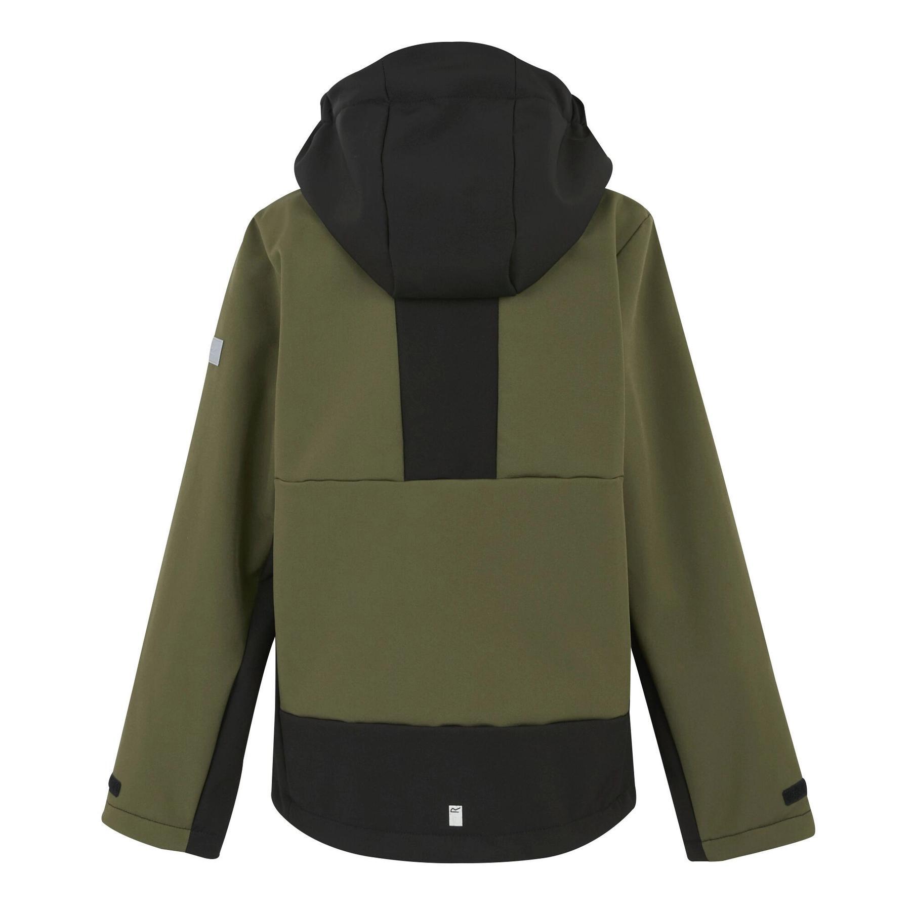 Veste imperméable softshell enfant Regatta Haydenbury 3/7