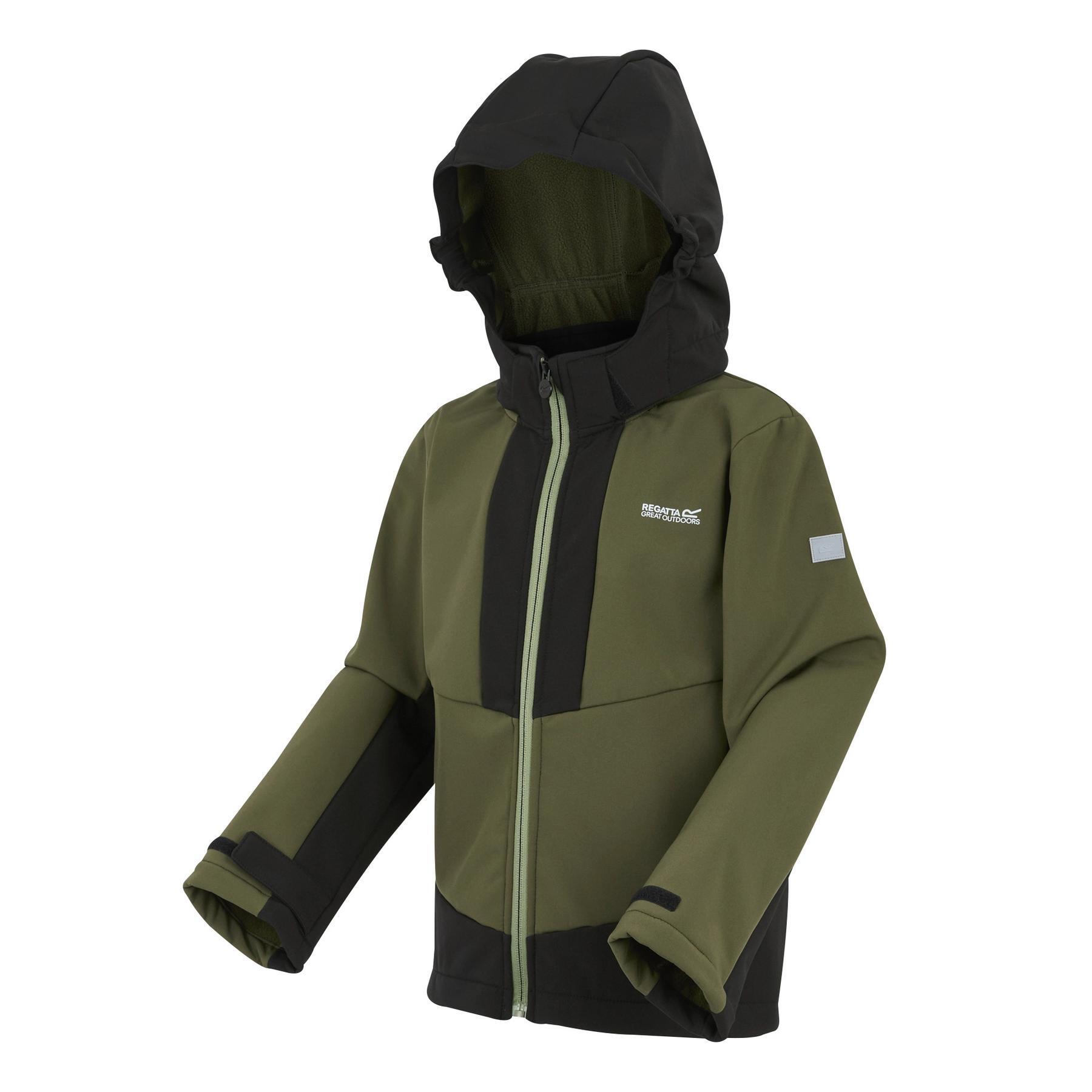 Veste imperméable softshell enfant Regatta Haydenbury 2/7