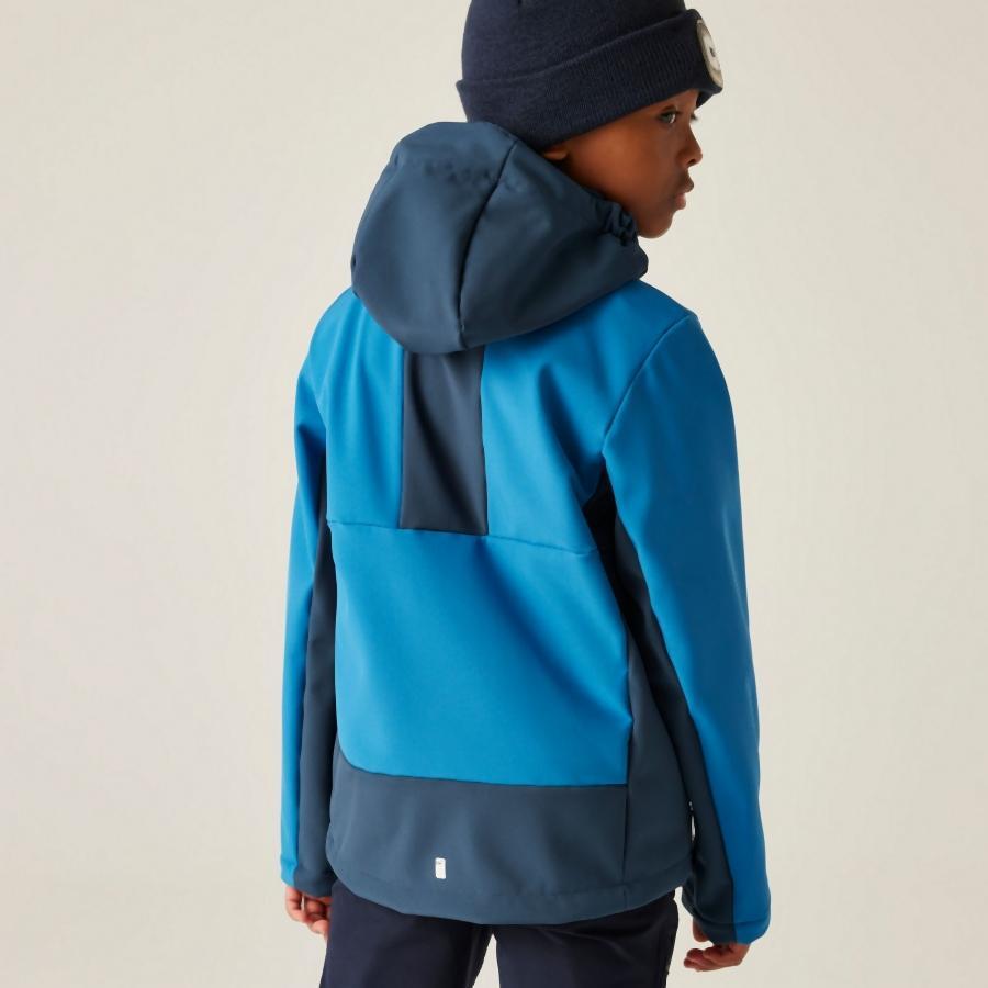 Waterdichte softshell jas voor kinderen Regatta Haydenbury 7/7