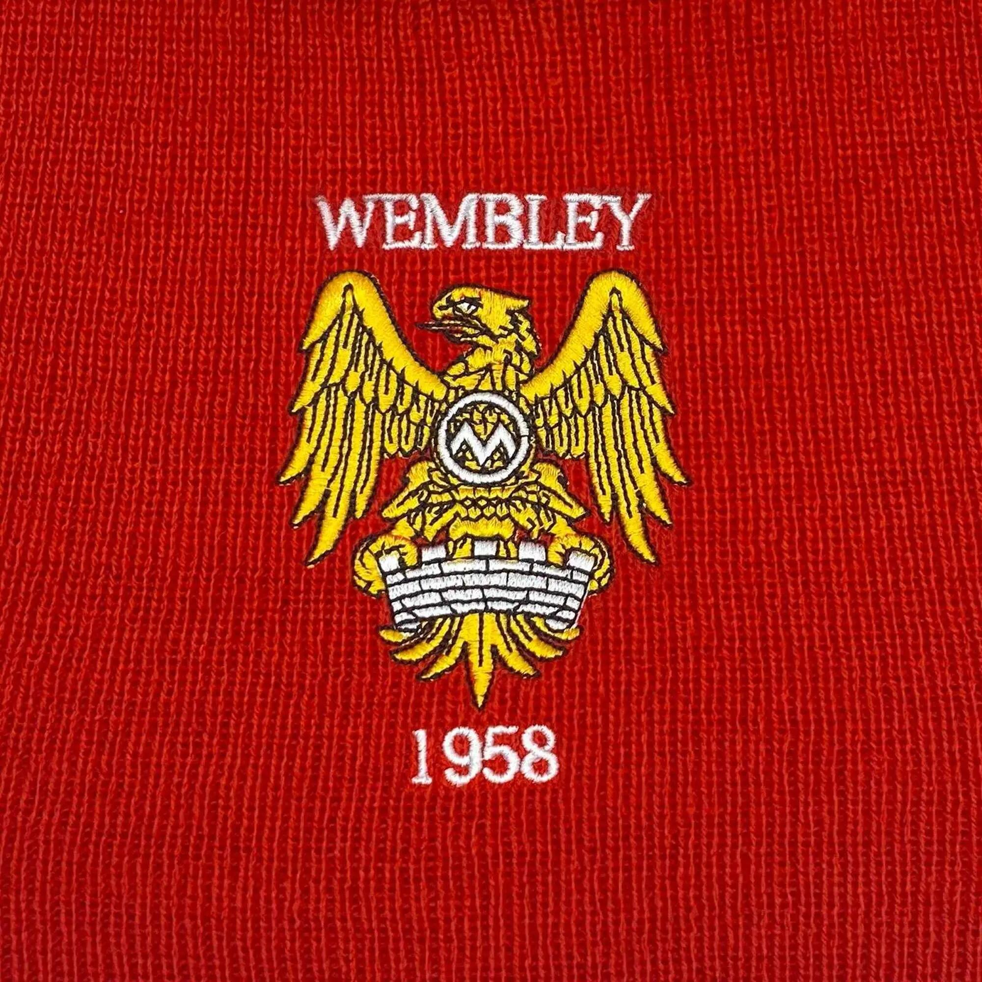 "Wembley 1958" Mütze Damen und Herren Rot 3/5