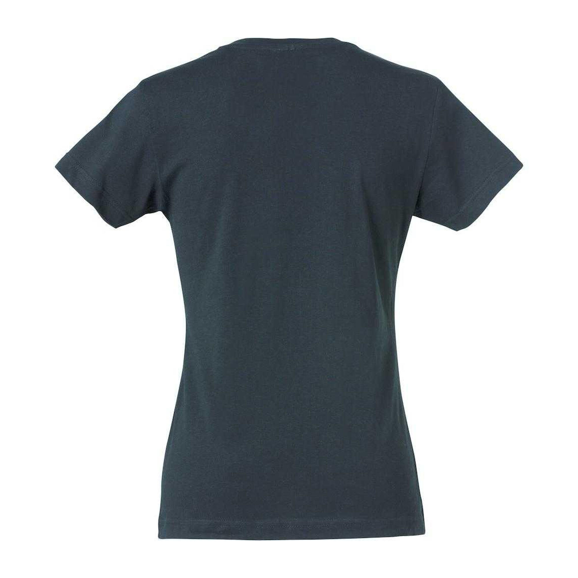 Womens/Ladies Plain TShirt (Dark Navy) 2/3