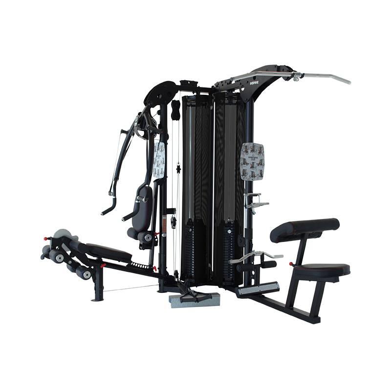 Multi-gym M5 - Krachtstation - twee gewichtstapels - zwart