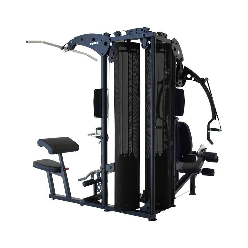 Inspire Multi-gym M5 - twee gewichtstapels - zwart
