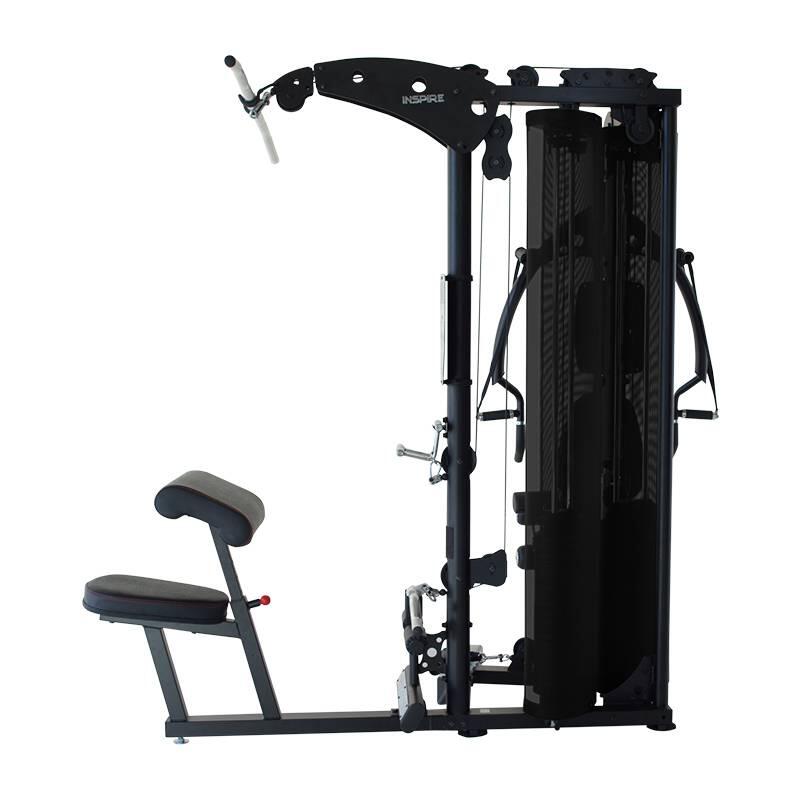 Inspire Multi-gym M5 - twee gewichtstapels - zwart