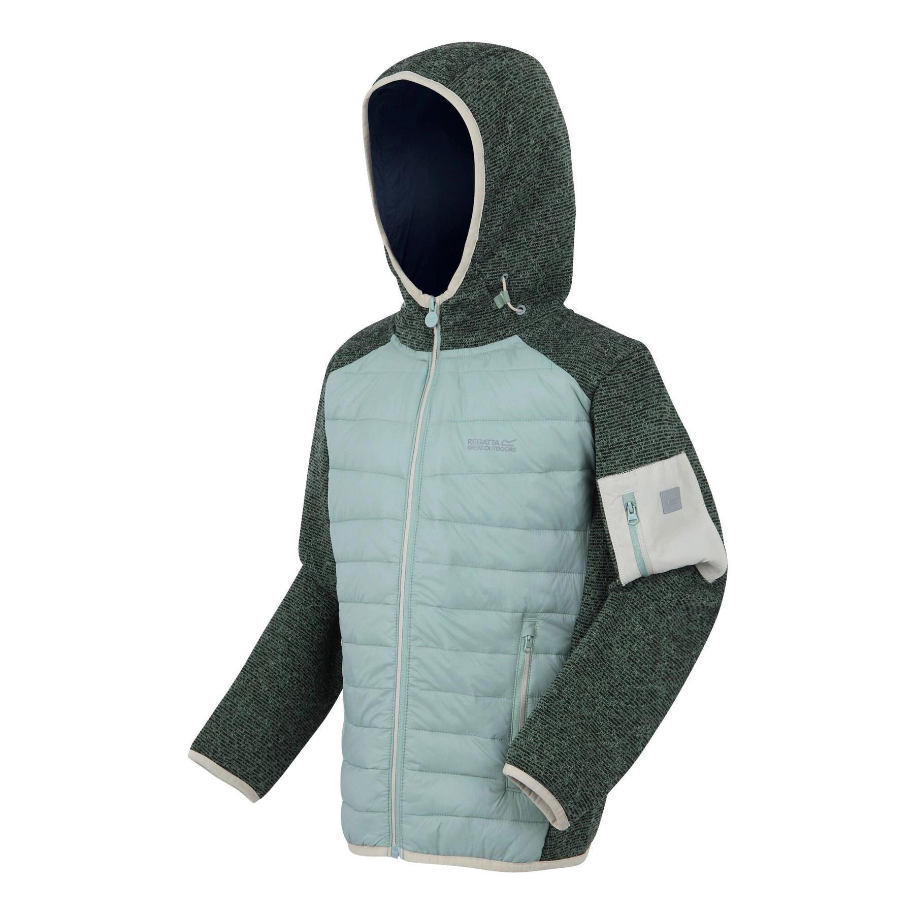 Veste à capuche Hybride enfant Regatta Newhill 2/7