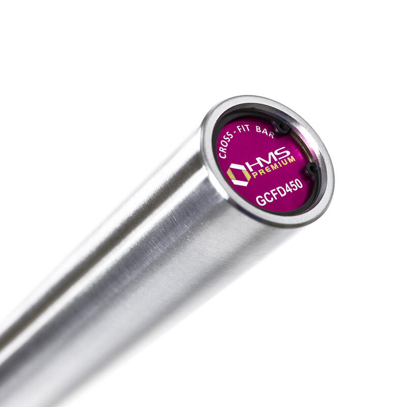 Gryf olimpijski 2100 mm GCFD450 + zaciski ZG1000 BLACK HMS Premium
