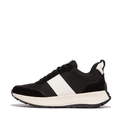 Fitflop fitflop f-mode flow sneaker - nylon & suede mix kamelmix 38