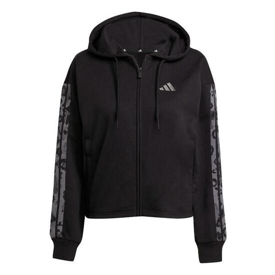 Hoodie Damen adidas Animal Print 3 stripes