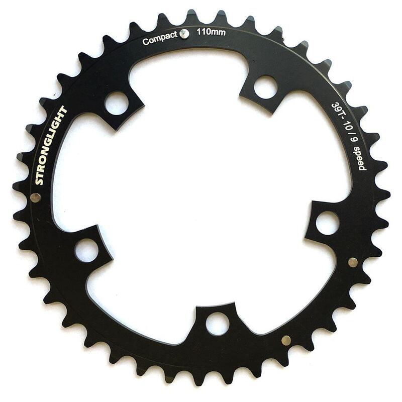 Kettingblad Shimano/Sram/FSA Type S Zicral 9/10V 39T Steek 110 Zwart