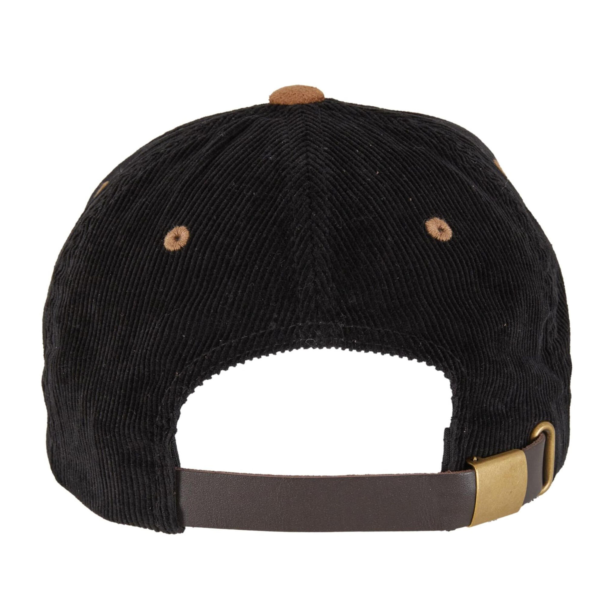 "Corduroy Suade" Kappe für HerrenDamen Unisex Damen und Herren Schwarz/Karamell 2/4