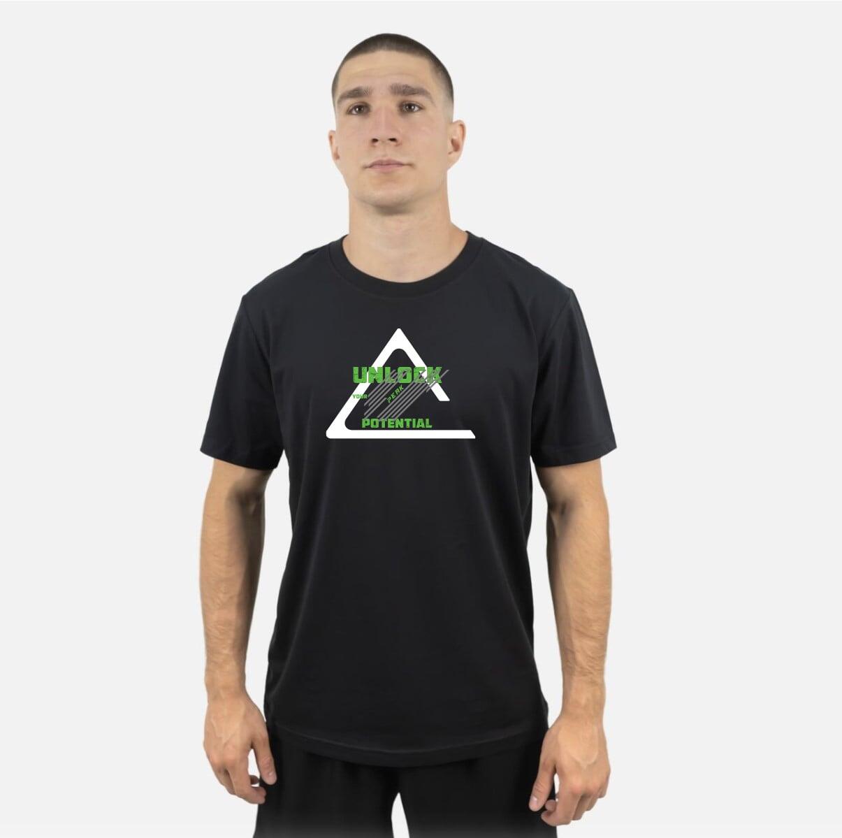 Tricou bumbac Peak Potential Negru Seniori